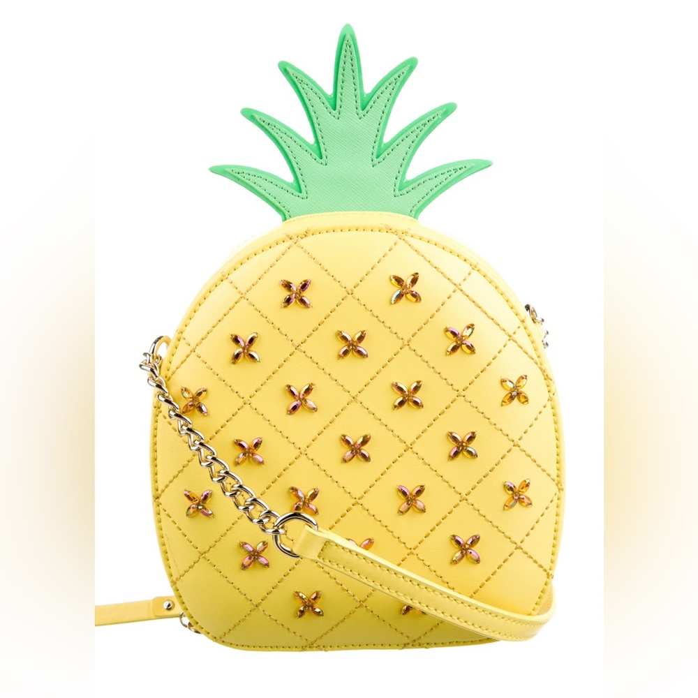 Kate Spade “How Refreshing” Leather Pineapple Crossbody